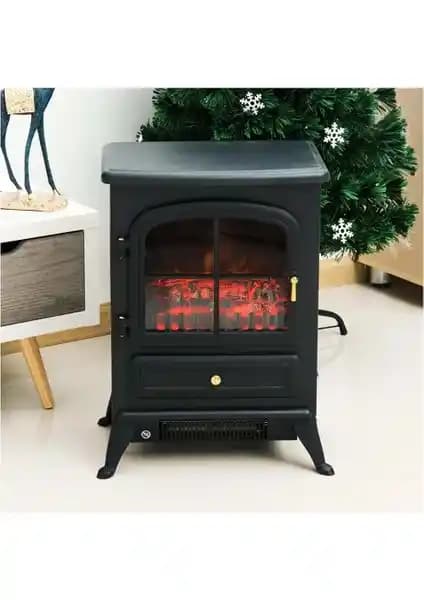 Binbir Reyon Şömine Tipi Ayaklı Fanlı Isıtıcı: Modern ve Dekoratif Sıcaklık Çözümü