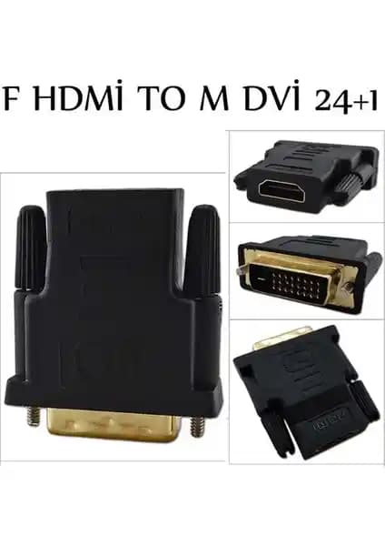 CoverZone F HDMI to DVI 24+1 Bağlantı Kablosu Yüksek Kaliteli Görüntü Aktarımı