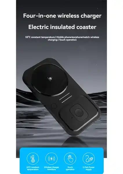 Dadata 4 Arada Çok İşlevli Kablosuz Şarj ve Sıcak Tutma Cihazı İncelemesi