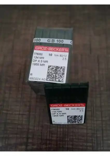 Kalın Dip Eğri Uç Dikiş Iğnesi No:12/80 100 Adet Profesyonel Dikiş ve Nakış İğnesi