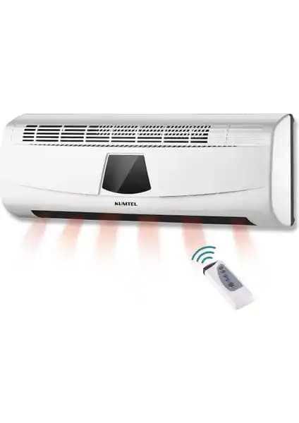 Kumtel 2000 Watt Duvara Monte Elektrikli Isıtıcı: Modern Tasarım ve Güvenli Isıtma Çözümü