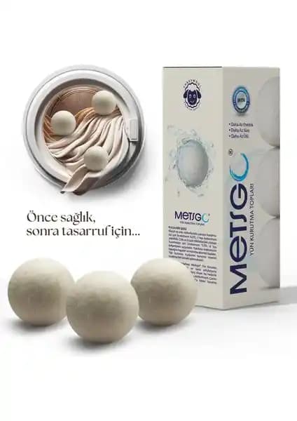 Metsgo Yün Kurutma Topları: Enerji Tasarrufu ve Doğal Çamaşır Kurutma Çözümü