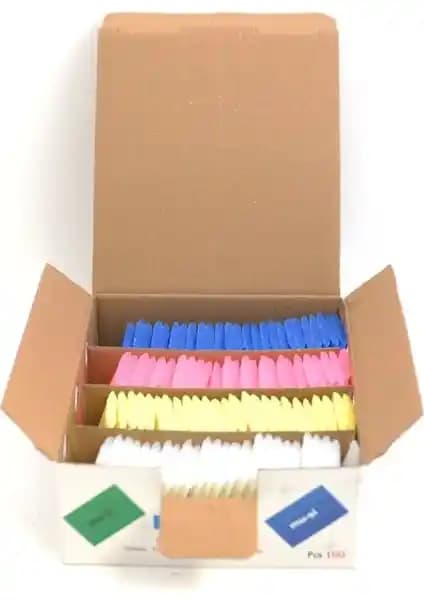 Mu-şi Sabun Çizgi Taşı 100 Adet Renkli Çok Yönlü Temizlik ve Bakım Malzemesi