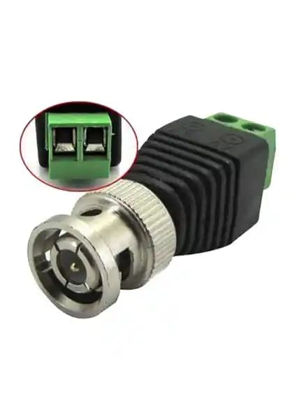 Powermaster Video Balun DC to BNC Konnektör: Güçlü ve Güvenilir Video Bağlantı Çözümü