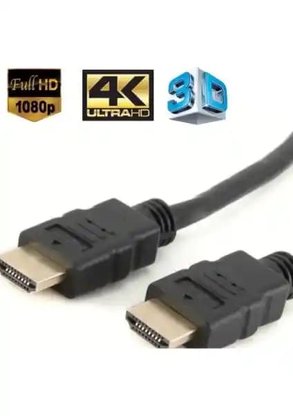 Ramtech Siyah HDMI TV Kablosu 4K ve 3D Destekli Güvenilir Bağlantı Çözümü