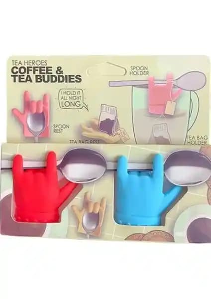 Ronanna 2'li Silikon Çay ve Kahve Tutucu Seti Pratik ve Estetik Tasarım