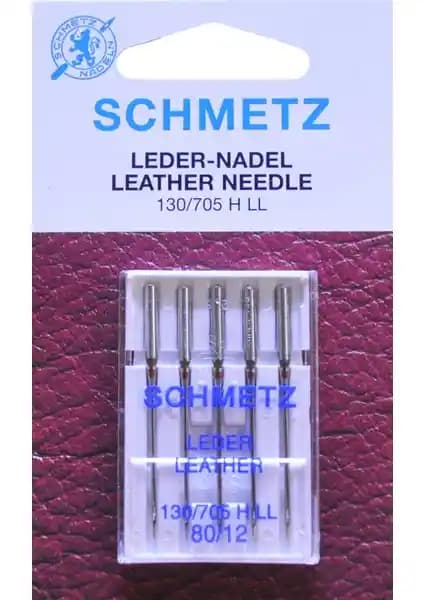 Schmetz 12 Numara Ev Tipi Deri Dikiş Makinesi İğnesi - Yüksek Performans ve Dayanıklılık