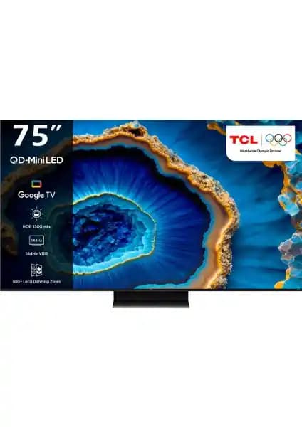TCL 75C755 75 İnç 4K Ultra HD Smart MiniLED TV: Gelişmiş Görüntü ve Ses Teknolojileriyle Ev Sinema Deneyimi