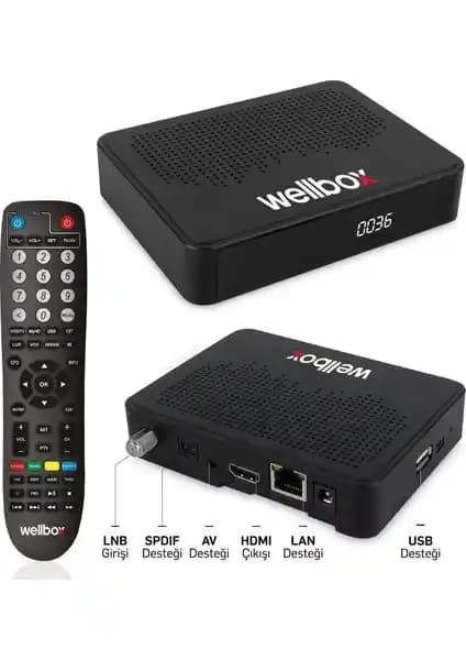 Wellbox Atom Plus-Hd Uydu Alıcı ile Yüksek Kaliteli ve Kolay Kurulumlu Eğlence Deneyimi