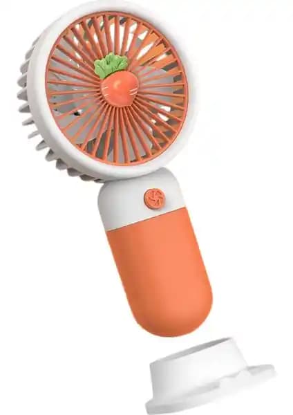 Zehraa USB Mini El Fanı Turuncu: Taşınabilir ve Çok Fonksiyonlu Soğutucu Cihaz