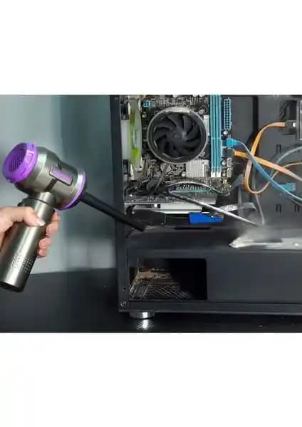 AKT Araç Süpergesi 7 Fonksiyonlu Kablosuz Elektrikli Süpürge 14000PA Güçlü Emiş