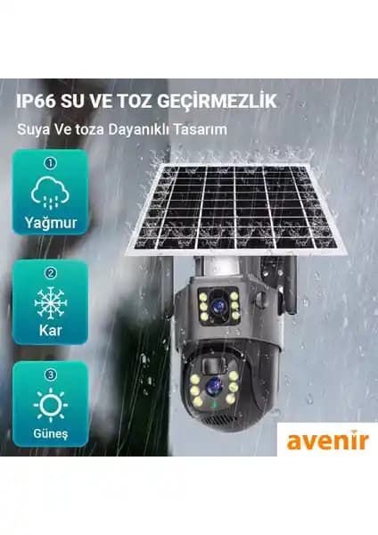 Avenir AV-M12 Güneş Enerjili Çok Fonksiyonlu Kablosuz Güvenlik Kamerası İncelemesi