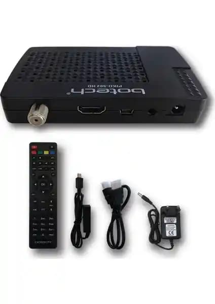 Botech Piko-502 HD Mini Uydu Alıcısı: Yüksek Kalite ve Kullanım Kolaylığı Sunan Modern Cihaz