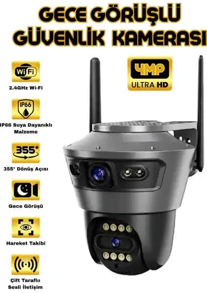 Enshall BLM56 4K Ultra HD Dış Mekan Güvenlik Kamerası Yüksek Çözünürlük ve Dayanıklılık