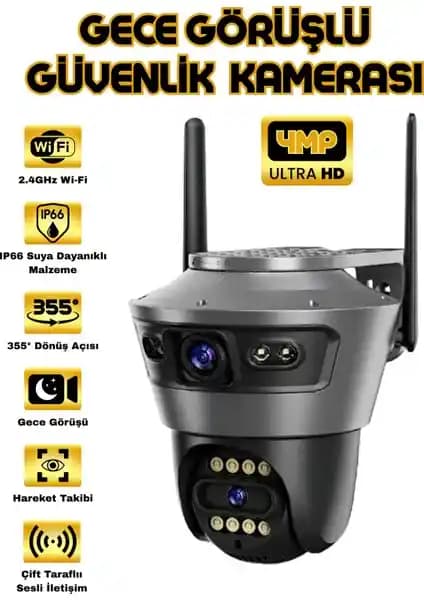 Enshall BLM56 4K Ultra HD Dış Mekan Güvenlik Kamerası Yüksek Çözünürlük ve Dayanıklılık