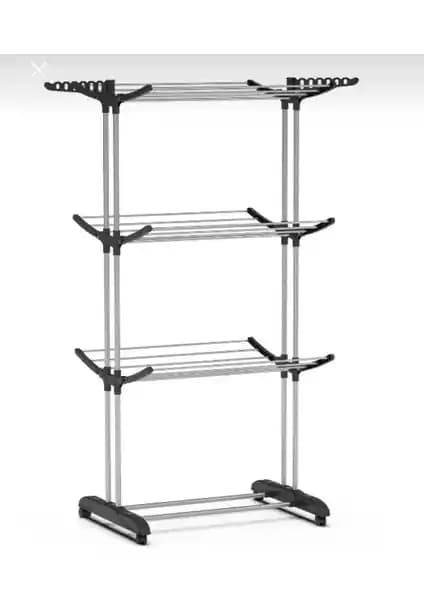 İnova Herevdeinova Raptor 3 Katlı Mega Boy XXL Tekerlekli Alüminyum Çamaşırlık Kurutmalık