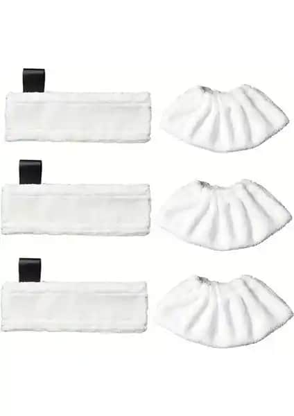 Karcher Beyaz Buharlı Temizlik Makinesi Bez Seti: Yüksek Performanslı Temizlik Aksesuarları