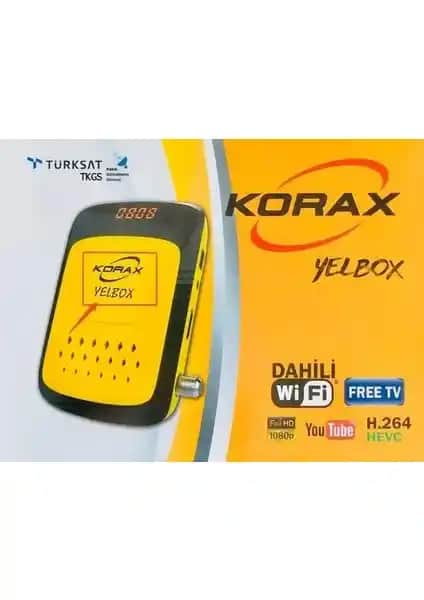 Korax Yelbox Dahili Wi-Fi Uydu Alıcısı ile Yüksek Kaliteli Dijital İçerik Deneyimi