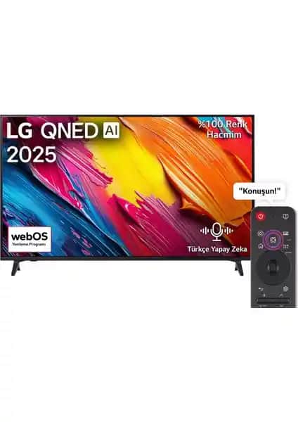 LG 65QNED70A6A 65 İnç 4K Ultra HD Akıllı Televizyon Modern Eğlence İçin Tasarlandı