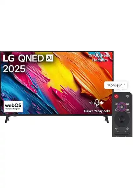 LG 65QNED70A6A 65 İnç 4K Ultra HD Akıllı Televizyon Modern Eğlence İçin Tasarlandı