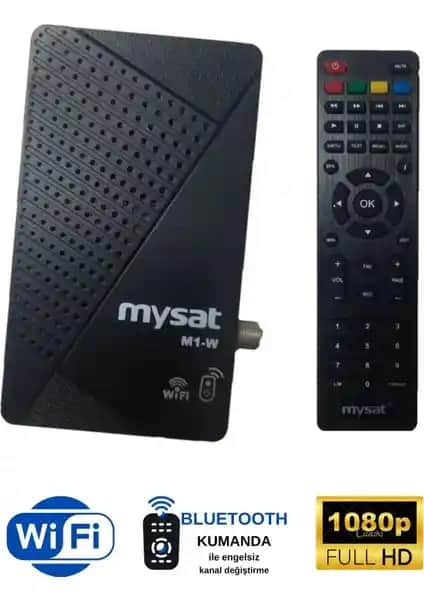Mysat M1-W Uydu Alıcısı: Full HD ve Wi-Fi Özellikleriyle Modern Ev Eğlencesi