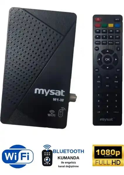 Mysat M1-W Uydu Alıcısı: Full HD ve Wi-Fi Özellikleriyle Modern Ev Eğlencesi