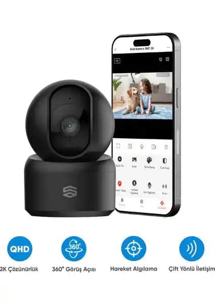 Şımart Akıllı 360° Kamera: Gelişmiş Güvenlik ve Gözetim Çözümünüz