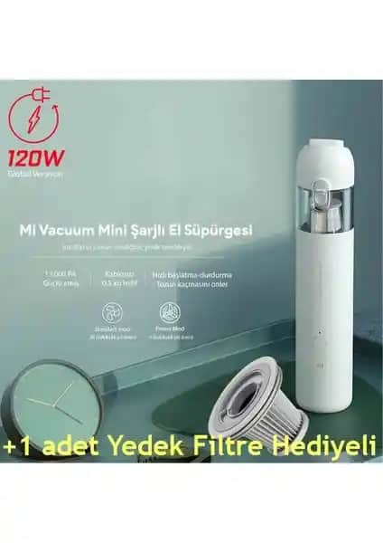 Xiaomi Mi Vacuum Mini El Süpürgesi: Güçlü Performans ve Pratik Kullanım Özellikleri