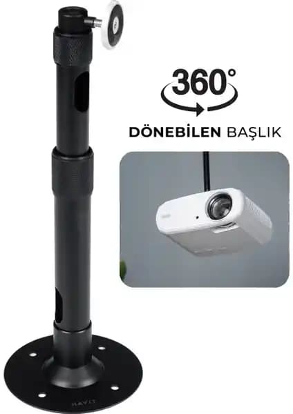 Havit PA304 Projeksiyon Tavan Askı Aparatı: Güvenli ve Esnek Montaj Çözümü