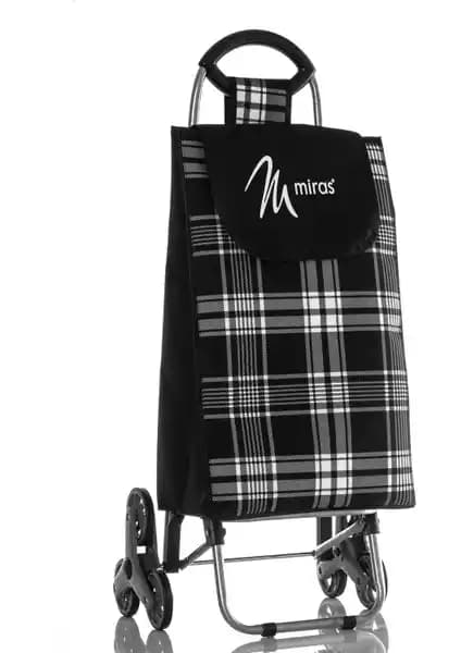 Miras M-107 LUX Üçteker Ekoşe Pazar Arabası: Dayanıklı ve Pratik Taşıma Çözümü