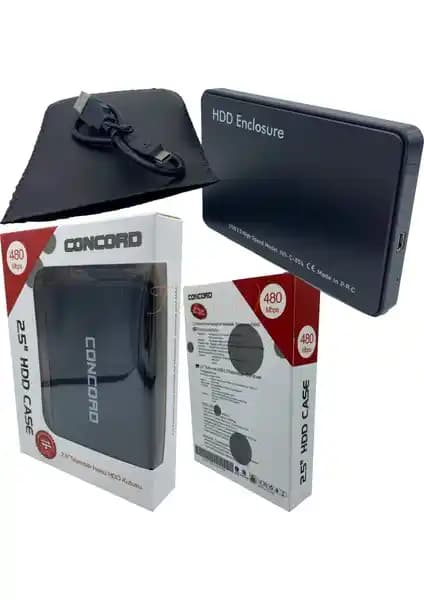 Ozn Store 2.5 inç USB 2.0 ve SATA Uyumluluğuna Sahip Harddisk Kutusu