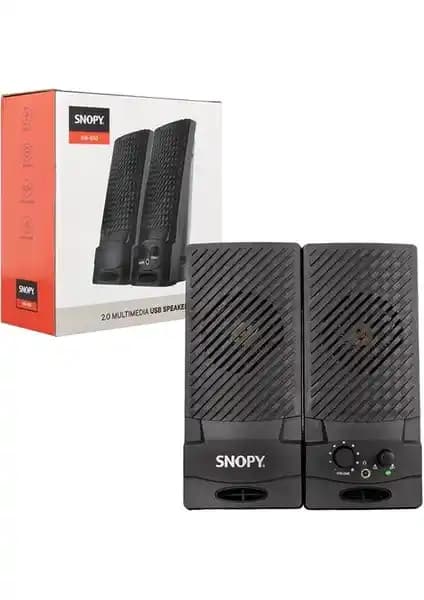 Snopy Sn-510 USB Siyah Hoparlör: Şık Tasarım ve Güçlü Ses Performansı