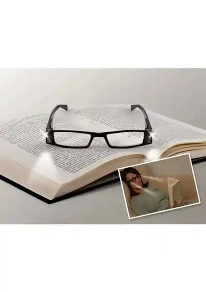 Venüs Shopping Camsız Okuuma Gözlüğü: Çok Amaçlı, Taşınabilir ve LED Işıklı Okuma Yardımı