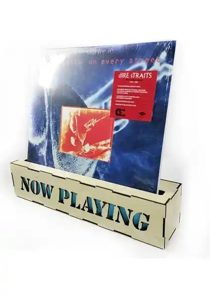 Vinil Plaklar İçin Modern ve Şık Now Playing Stand Dekoratif Ürün