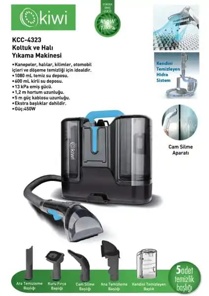 Kiwi KCC-4323 ve Yui XV12 Pro Max Temizlik Cihazlarının Karşılaştırması