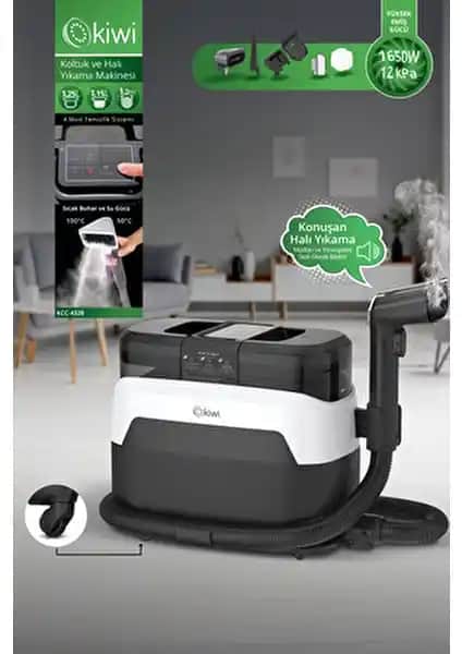 Kiwi KCC-4328 Pro ve KCC-4322 Halı ve Koltuk Yıkama Makineleri Karşılaştırması
