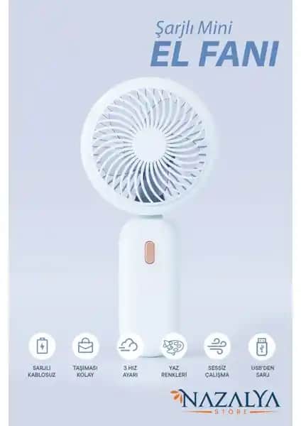 Nazalya Taşınabilir Fanlar Karşılaştırması: Ofis ve Seyahat İçin En İyi Seçenekler