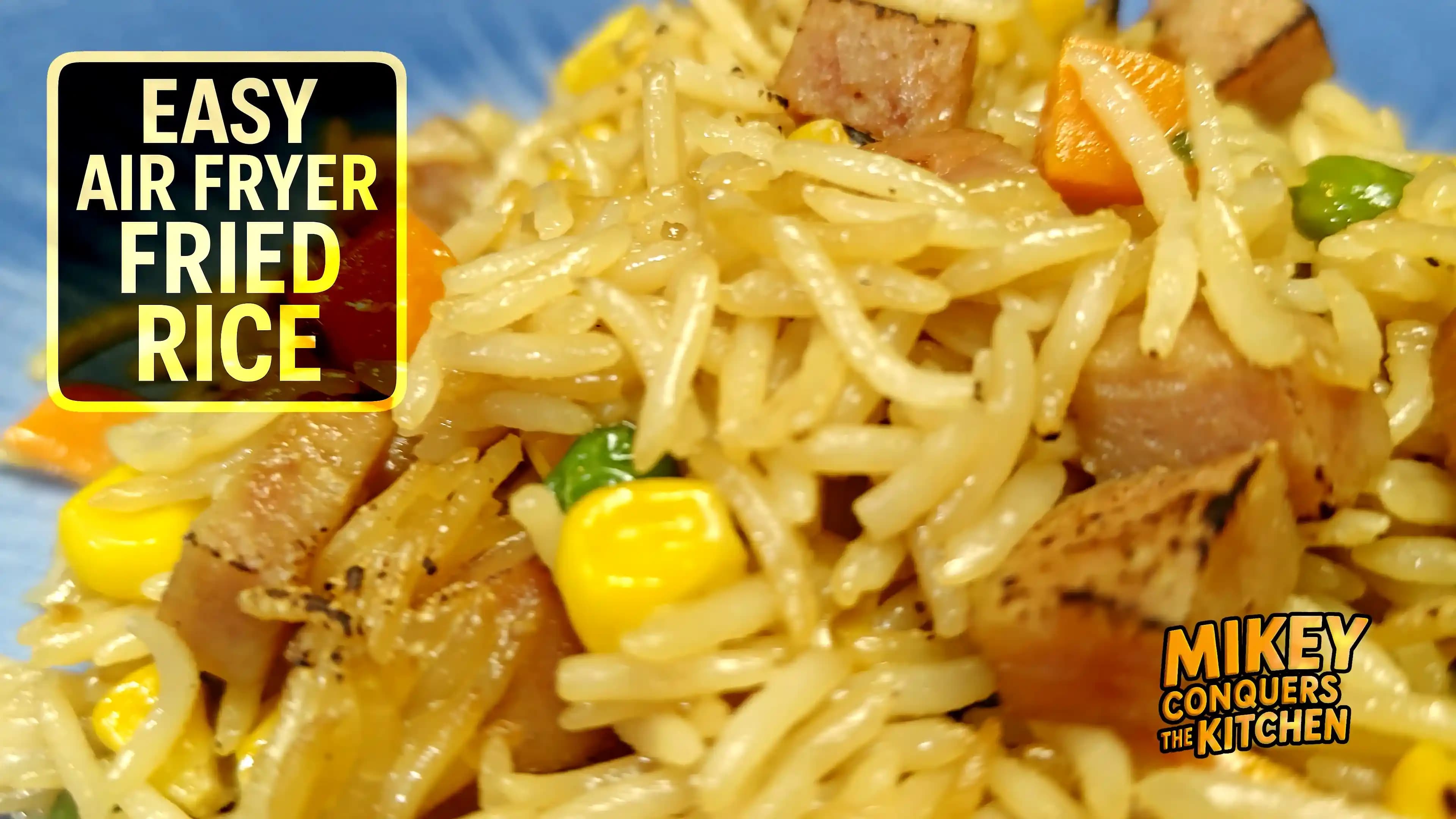 Air Fryer ile Spamlı Kızarmış Pilav Tarifi: Wok Gerektirmeyen Pratik Hazırlık