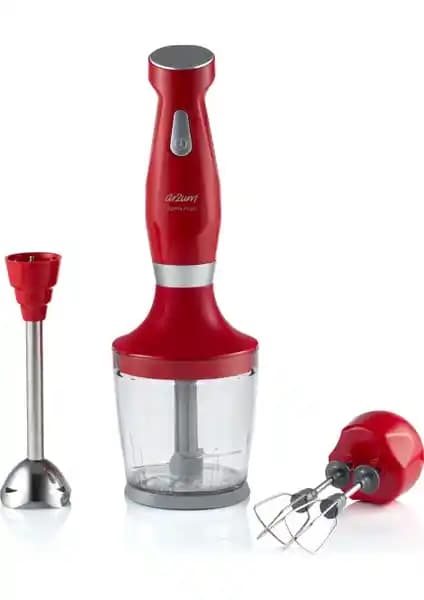 Arzum AR1011 Soppa Plus 600W Çok Fonksiyonlu Kırmızı Blender Seti Özellikleri