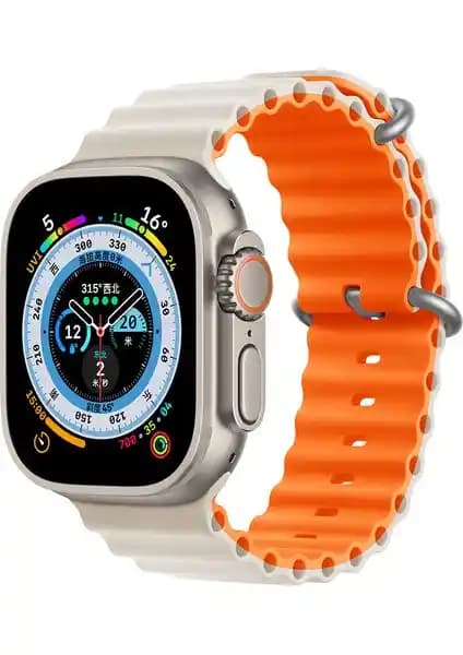 Asfal Apple Watch Uyumlu Çift Renk Ocean Kordon ile Şıklık ve Konforun Buluşması