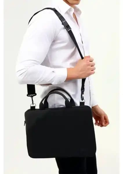 D'Vers 15.6'' Su Geçirmez Fermuar Detaylı Darbeye Karşı Korumalı Laptop Çantası