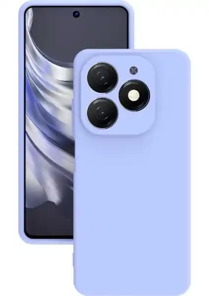 Eonaks Tecno Spark 20C Kamera Korumalı Silikon Rubber Arka Kapak Kılıf