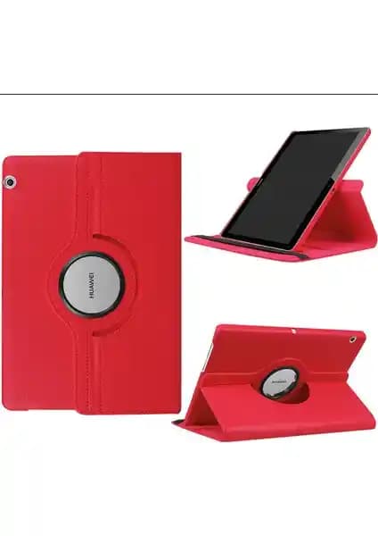 MobaxAksesuar Huawei Mediapad T5 10 Kılıf 360° Dönebilen Standlı Koruyucu