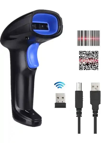 Netum Yhda Kablosuz 2D 1D QR Kod ve Karekod Barkod Okuyucu - Profesyonel Kullanım İçin
