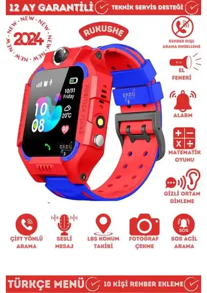 Rukushe Q19 Akıllı Çocuk Takip Saati: Güvenlik ve İletişimde Fonksiyonel Çözüm