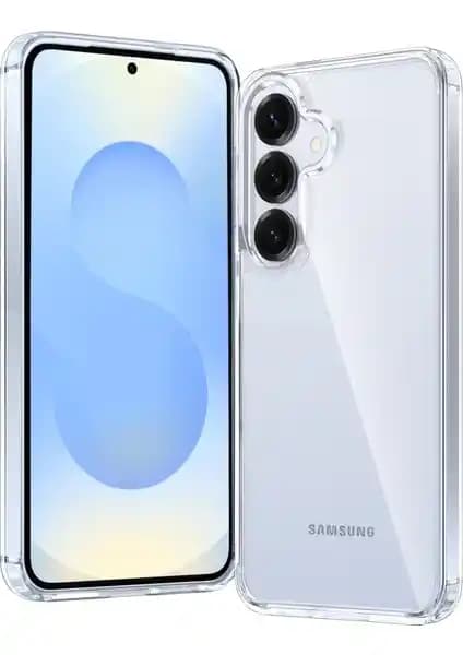 Samsung Galaxy S25 Plus için Şeffaf Kamera Korumalı İnce ve Dayanıklı TPU Kılıf