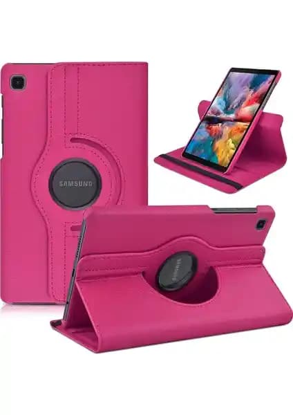 Samsung Galaxy Tab A7 Lite 8,7'' için Ukscase 360° Dönen Standlı PU Deri Kılıf