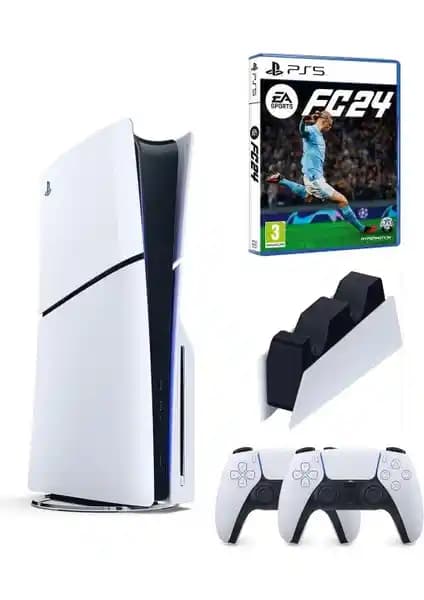 Sony Playstation 5 Slim + 2 DualSense + Şarj İstasyonu + FIFA FC 24 Paketi Özellikleri ve Performansı