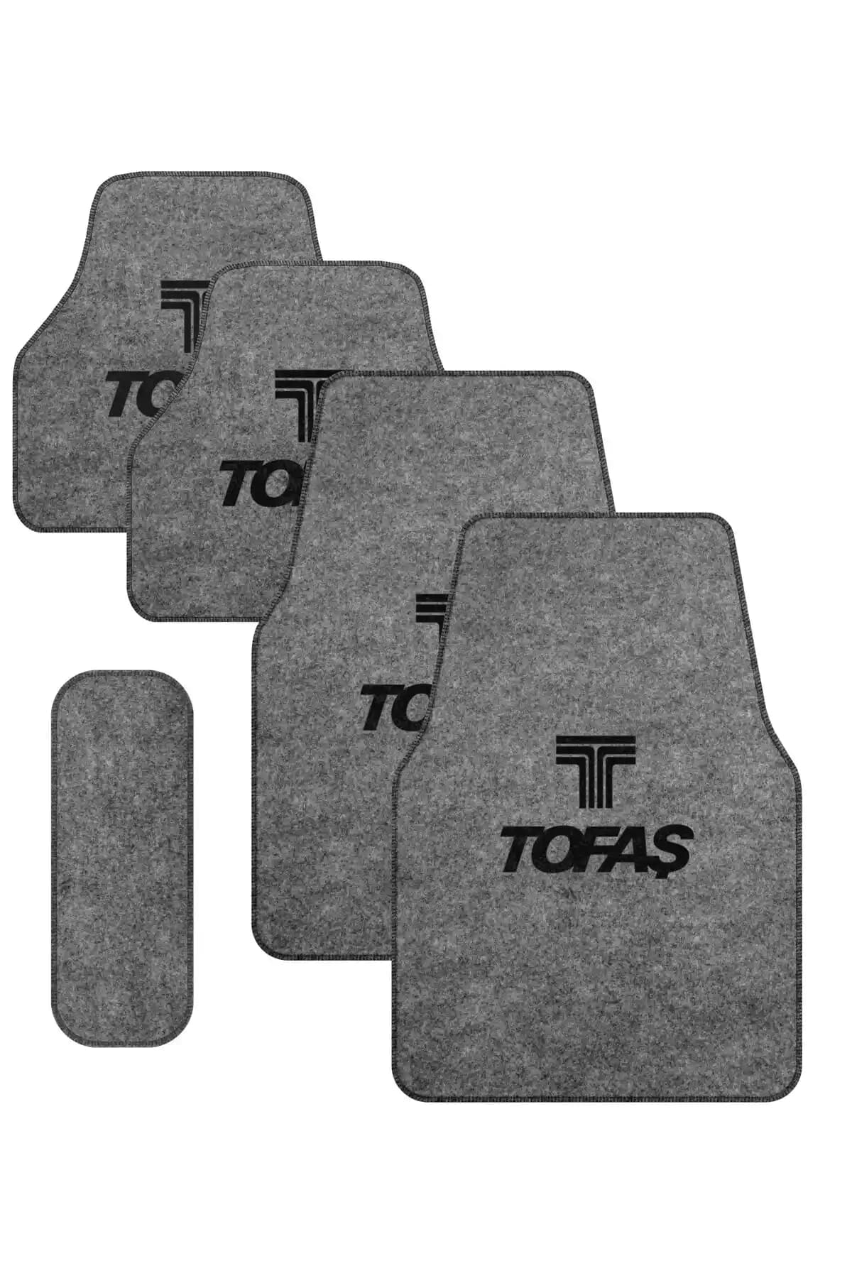Tofaş Gri Halı Paspas Takımı: Dayanıklı, Kaymaz ve Yıkanabilir Araç Aksesuarı