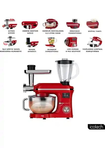 Icotech SM50 ve Yui M123 Easy Chef Premium Stand Mikserleri Karşılaştırması